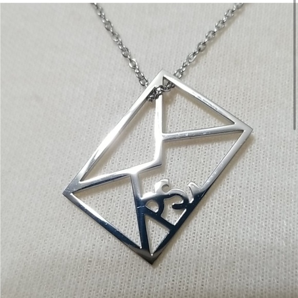 🔵🆕Envelope PS Necklas - Picture 1 of 6